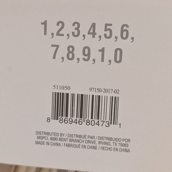 NWT Celebrate It Silver Table Number Picks Summer Wedding Reception Formal Party - Picture 9 of 9